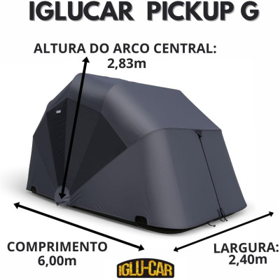 Garagem Retrátil Iglucar Pickup - Compra Garantida!!! (Mercado Pago/Mercado Livre)