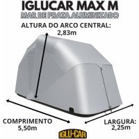 Garagem Retrátil Iglucar - Mar de Prata - M -- Compra Garantida!!! (Mercado Pago/Mercado Livre)