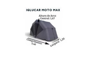 Kawasaki Versys650 Garagem Retrátil Iglu-Moto Max Luxo