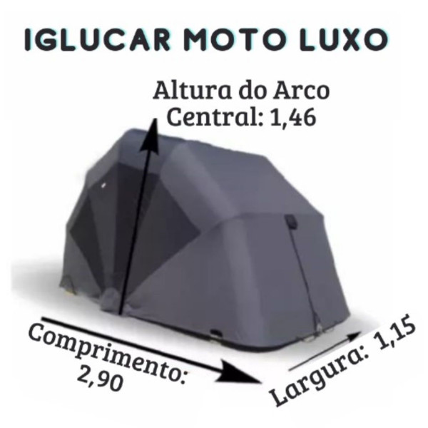 Garagem RetrátiI Iglu-Moto Luxo - Compra Garantida!!! (Mercado Pago/Mercado Livre)