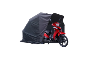 Shineray JET 125 2X Garagem Retrátil Iglu-Moto Max Luxo